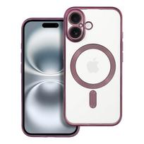 ELECTRO MAG COVER case compatible with MagSafe for IPHONE 16 in deep purple