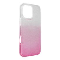 SHINING Case for iPhone 16 Pro Max, transparent pink