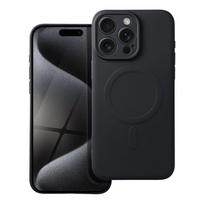 SILICONE MAG COVER case compatible with MagSafe for IPHONE 15 Pro Max, black
