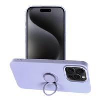 SILICONE RING case for IPHONE 15 Pro Max, violet