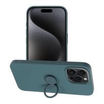 SILICONE RING case for IPHONE 15 Pro Max, green