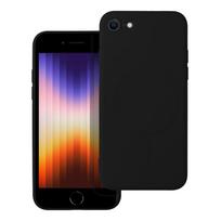 SILICONE MAG COVER case compatible with MagSafe for IPHONE 7 / 8 / SE 2020 / SE 2022 – black