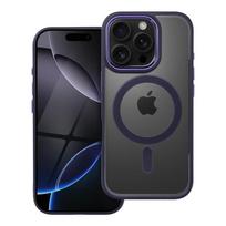 COLOR EDGE MAG COVER case compatible with MagSafe for IPHONE 16 Pro in deep purple