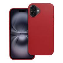 LEATHER MAG COVER case for IPHONE 16 Plus, red