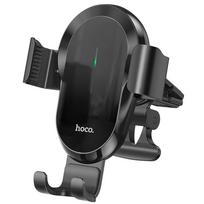 HOCO car phone holder with wireless charging for air vent, 15W, CA105, black