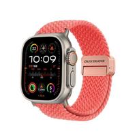 DUX DUCIS strap MIXTURE PRO stretchable braided for Apple Watch 38/40/41 mm guava