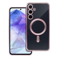 ELECTRO MAG COVER case compatible with MagSafe for SAMSUNG A55 in rose gold
