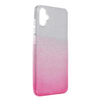 SHINING Case for SAMSUNG A05 in clear/pink