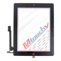 MUSTTBY Touch screen + back sticker + Home button for iPad 4 (black)