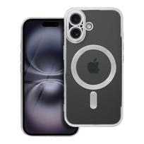 ELECTRO MAG COVER case compatible with MagSafe for IPHONE 16 in silver