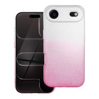 SHINING Case for iPhone 17 Air, transparent pink