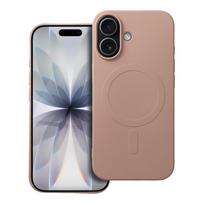 SILICONE MAG COVER (large opening) case compatible with MagSafe for IPHONE 17, pink
