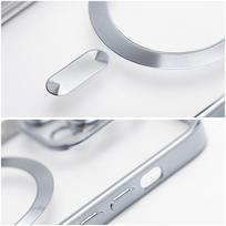 ELECTRO MAG COVER case compatible with MagSafe for SAMSUNG A17 in silver