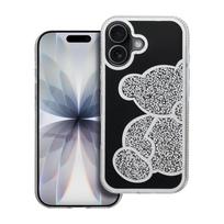 TEDDY BEAR Case for IPHONE 17 in silver