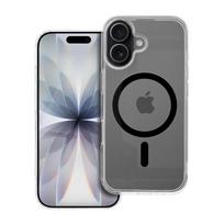 Drop Glue Colorful Ring Mag Cover compatible with MagSafe for IPHONE 17 in black