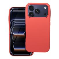 SILICONE case for iPhone 17 Pro in peach