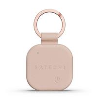 Satechi Keychain Locator, compatible with Apple Find My, Vegan Leather, ST-LKCFR, desert rose