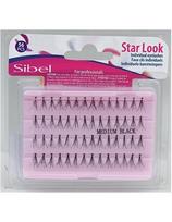Sibel sintetinės blakstienos kuokšteliais 9mm, 56vnt Sibel Star Look