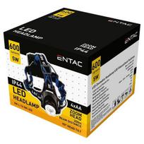 Žibintas ant galvos Entac, 5W, 4AA, Alu