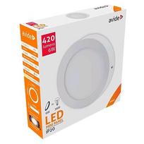 LED paviršiaus panelė apvali ALU 6W, 4000K
