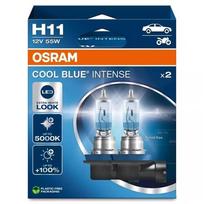 Halogeninės lemputės H11, 13,2V, 55W, iki 5000K, COOL BLUE INTENSE serija