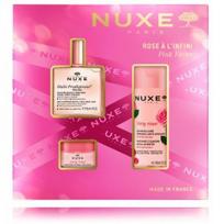 Nuxe Pink Fever rinkinys (micelinis vanduo 100 ml. + sausas aliejus 50 ml. + lūpų balzamas 15 g.) - Rinkinys