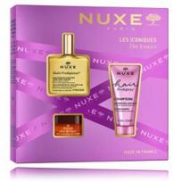 Nuxe The Iconics rinkinys (50 ml. aliejus + 50 ml. šampūnas + 15 g. lūpų balzamas) - Rinkinys