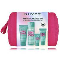 Nuxe Zinc Power rinkinys veidui (30 ml. valomasis gelis + 50 ml. tonikas + 5 ml. serumas + 15 ml. fluidas + kosmetinė) - Rinkinys