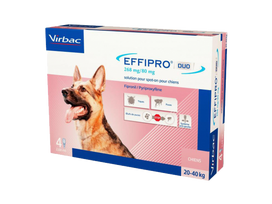 Virbac Effipro Duo 268 mg/80 mg užlašinamasis tirpalas dideliems šunims (20-40 kg)