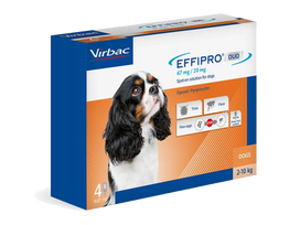 Virbac Effipro Duo 67 mg/20 mg užlašinamasis tirpalas mažiems šunims (2-10 kg)
