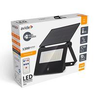 LED lauko prožektorius su saulės baterija, PIR jutikliu ir nuotolinio valdymo pultu 15W, 1300Lm, 4000K, IP65, Kompaktiškas saulės skydelis