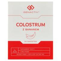 Genactiv Colostrum su bananais – 30 pakelių