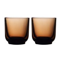 Fellow Pirch Cappuccino Amber stiklinių rinkinys, 2 vnt. x 192 ml