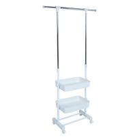 Drabužių pakaba FERGUS 47-77x29x92-165cm, balta