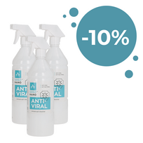Anti-Viral dezinfekcinis purškalas be alkoholio, 500ml (Pakuotės dydis: Rinkinys po 3)