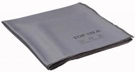 Mikropluošto stiklo ir langų valymo šluostė Top Silk, 50 x 70 cm (Spalva: Pilka/metalinė)