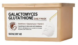 SOME BY MI Galactomyces Daily, su vitaminu C​  lakštinė veido kaukė, 30 vnt.