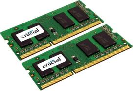 "Crucial CT2KIT102464BF160B" 16GB rinkinys (2x 8GB) DDR3L 1600 MHz (PC3L-12800) SODIMM 204 kontaktų nešiojamųjų kompiuterių atmintis žemos įtampos 1,35 V
