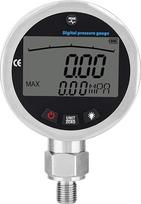 Akozon Skaitmeninis hidraulinis slėgio matuoklis SUS304 nerūdijančio plieno hidraulinis slėgio matuoklis testeris 0-400BAR, 0-40Mpa, 0-10000PSI su G1/4 kištuku MPA - Kpa, PSI, Kgf/cm² Vanduo, dujos, alyvos testeris