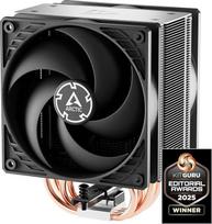 ARCTIC Freezer 36 CPU aušintuvas su "Push-Pull", skirtas "Intel" ir AMD, vienaukštis, du 120 mm P ventiliatoriai su optimizuotu slėgiu, hidrodinaminiai slydimo guoliai, 200-1800 aps./min, 4 šiluminiai vamzdeliai, įskaitant MX-6 šiluminę pastą
