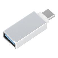 OTG USB A 3.0 (female) to Type C (male) adapter, white