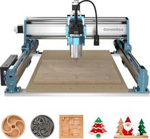 Genmitsu CNC frezavimo staklės 4040-PRO MAX, skirtos medienai, metalui ir akrilui frezuoti, GRBL valdymas, 3 ašių graviravimo staklės su 710 W trimeriu ir linijine bėgių pavara