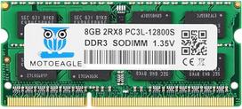 Motoeagle DDR3L-1600 SODIMM 8GB 2Rx8 PC3L 12800S 204-Pin RAM DDR3 12800 PC3 1600MHz 1.35V CL11 nešiojamųjų kompiuterių atmintis