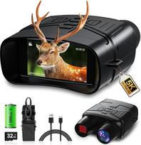 Nachtsichtgerät, Nachtsichtgeräte 5K 5000mAh Wiederaufladbares 3", 10X Digitaler Zoom Infrarot Nachtsicht Digitales Fernglas Kamera mit Display