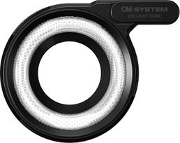 OM SYSTEM LG-1 LED šviesos vadovas Makro žiedinė šviesa - puikus apšvietimas fotografuojant stambiu planu, tinka "Tough TG-7", "Olympus TG-6", TG-5 ir kt., tolygus apšvietimas puikiai makro fotografijai