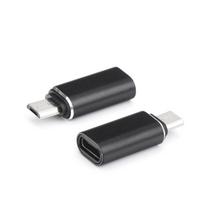 Type C (female) to Micro USB (male) adapter, black