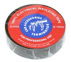 Izoliacinė juosta PVC IZ1920, 19mmx0.13mmx20m, juoda