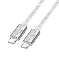 Hoco QC3.0 PD 5A 240W USB C į USB C laidas 1,8 m U134 pilkas