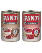 RINTI Sensible Jautiena su ryžiais 6x400 g + Aviena su ryžiais 6x400 g