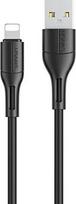 USB cable Usams USB-A - Lightning 1 m Black (SJ500USB01)